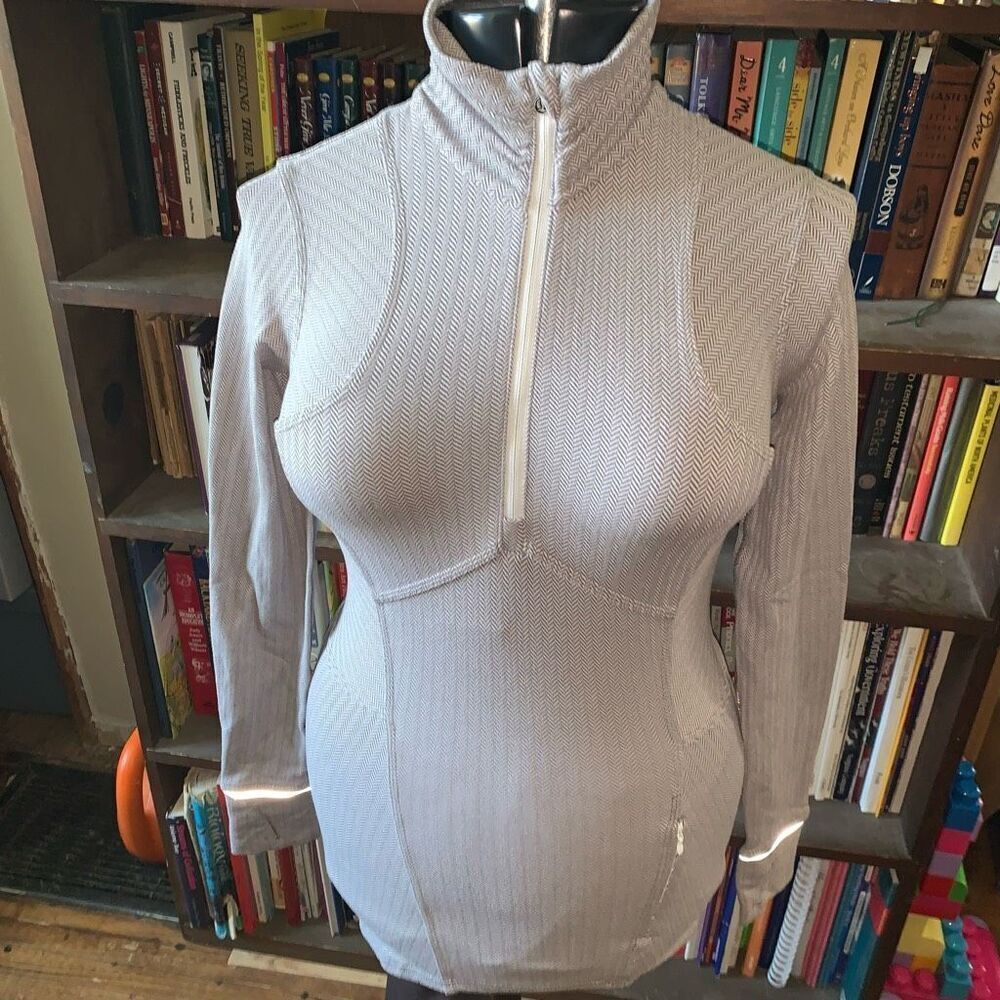 Lululemon Kanto Catch Me herringbone 4 athletic pullover